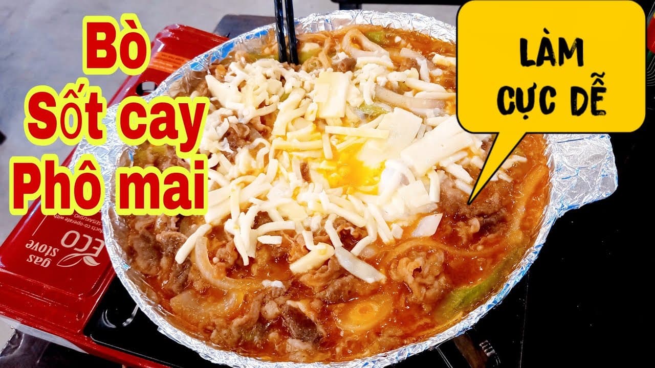 Bò Sốt Phô Mai